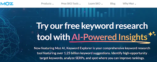 I have used Moz’s keyword explorer