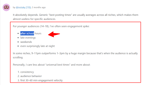 They also emphasized three important factors
