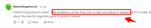 This is important because the Reddit discu